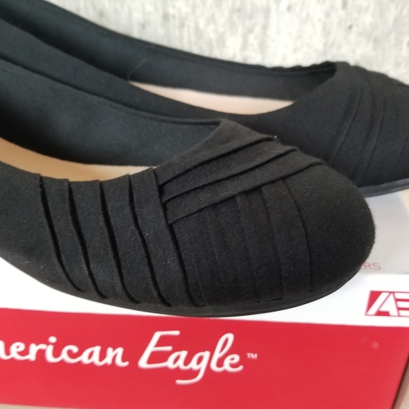 ❤️ American Eagle NIB Bree Pleated Flat 12w - Picture 4 of 8